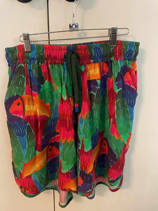 FARM Rio Printed Toucans Uni Print Women's Shorts Size Large - SHORTS ONLY